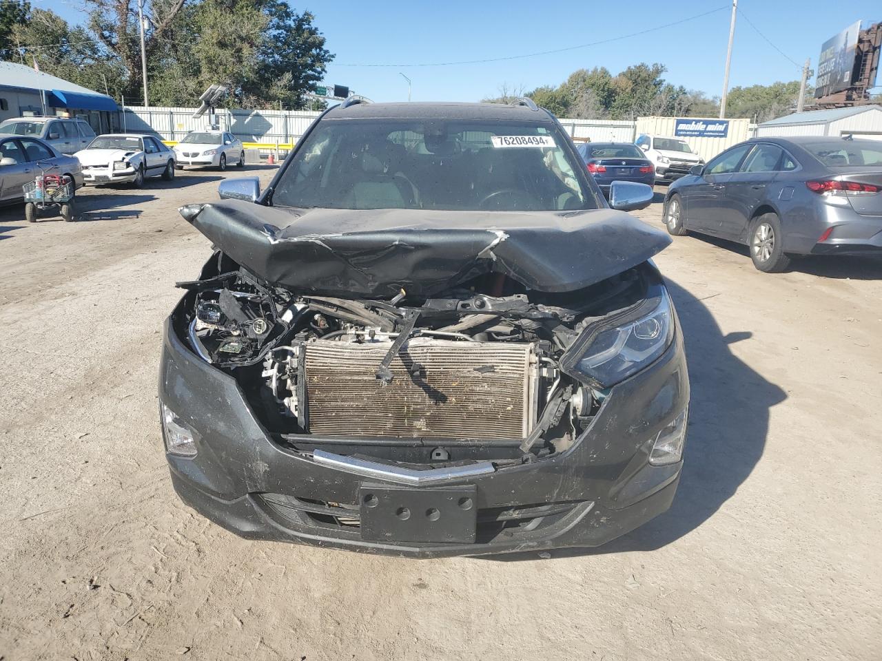 2019 Chevrolet Equinox VIN 3GNAXREU4KS642689 Copart auction photo, front end damage thumbnail 5