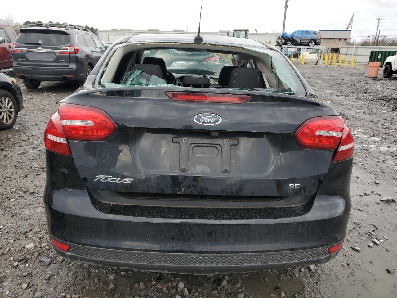 2017 Ford Focus VIN 1FADP3F2XHL269484 Copart auction photo, front end / all over damage thumbnail 6