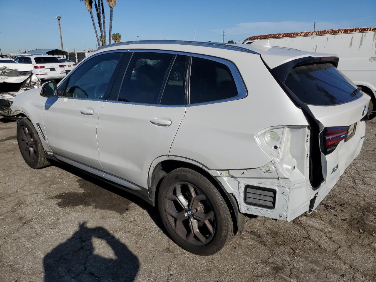 2022 BMW X3 VIN 5UX43DP04N9J95625 Copart auction photo, rear end / front end damage thumbnail 2
