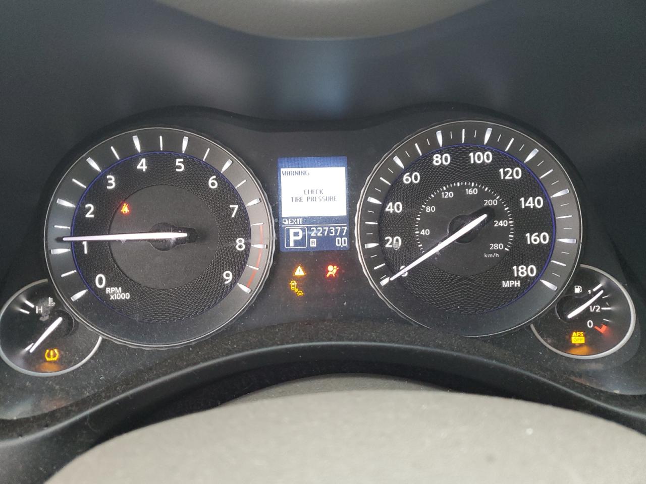 2011 Infiniti M VIN JN1BY1AR0BM374966 Copart auction photo, front end damage thumbnail 9
