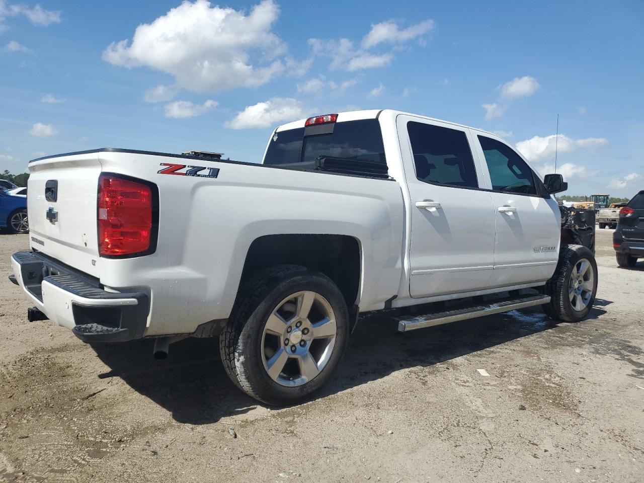 2018 Chevrolet Silverado VIN 3GCUKREC9JG303651 Copart auction photo, front end damage thumbnail 3