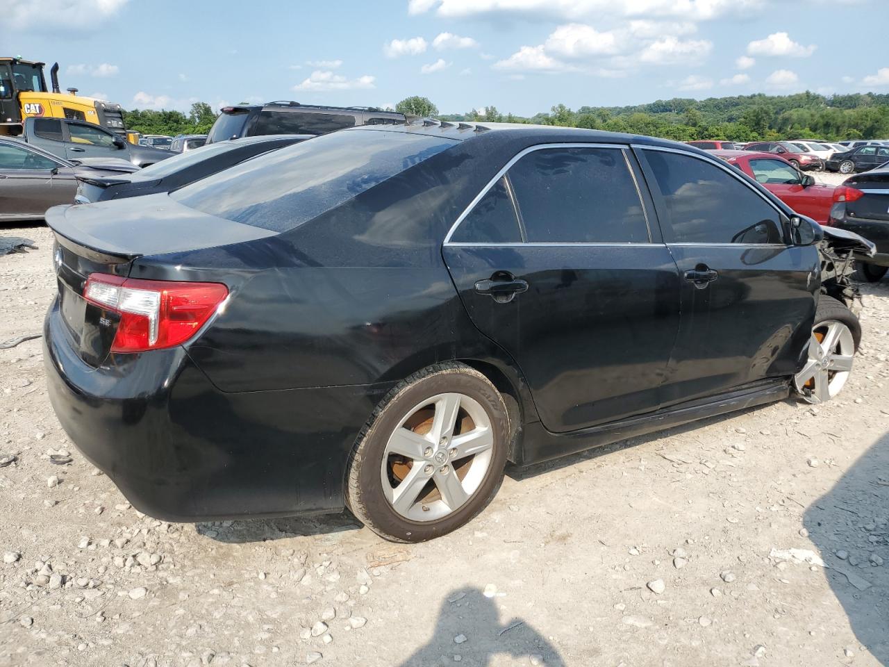 2013 Toyota Camry VIN 4T1BF1FK8DU242020 Copart auction photo, front end / side damage thumbnail 3
