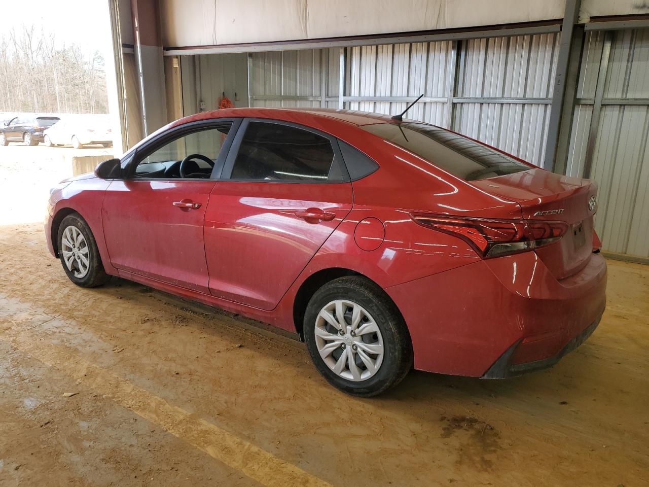 2020 Hyundai Accent VIN 3KPC24A64LE103466 Copart auction photo, front end / rear end damage thumbnail 2