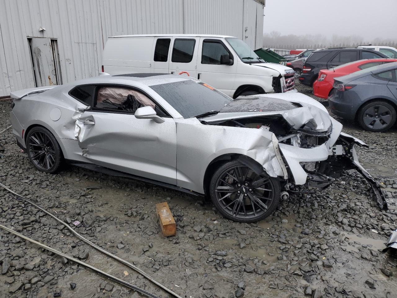 2019 Chevrolet Camaro VIN 1G1FK1R64K0122759 Copart auction photo, all over damage thumbnail 4