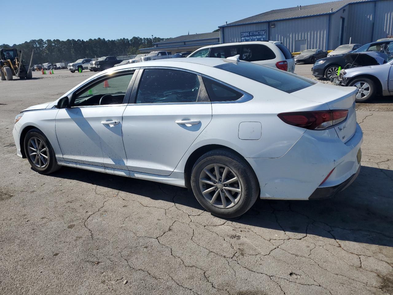 2018 Hyundai Sonata VIN 5NPE24AF0JH677645 Copart auction photo, vandalism damage thumbnail 2