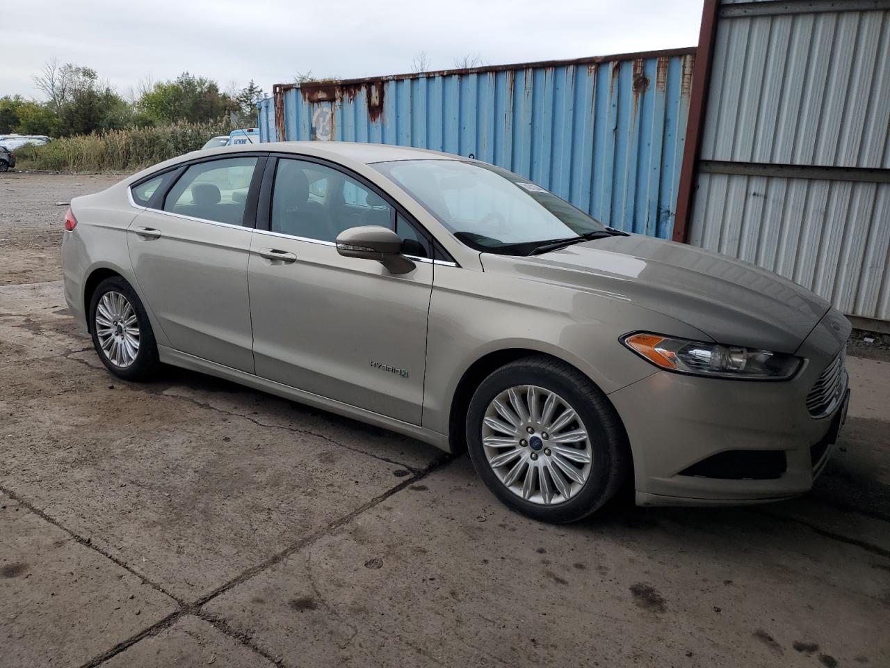 2015 Ford Fusion VIN 3FA6P0LU9FR203438 Copart auction photo, side / rear end damage thumbnail 4