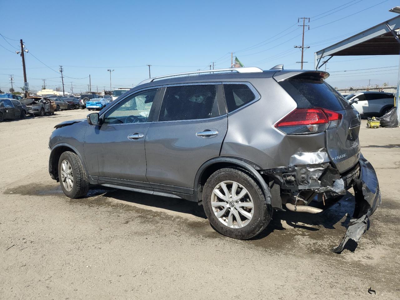 2020 Nissan Rogue VIN JN8AT2MT8LW039324 Copart auction photo, front end / rear end damage thumbnail 2