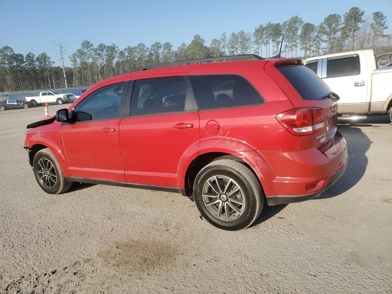 2019 Dodge Journey VIN 3C4PDCBG8KT750637 Copart auction photo, front end damage thumbnail 2
