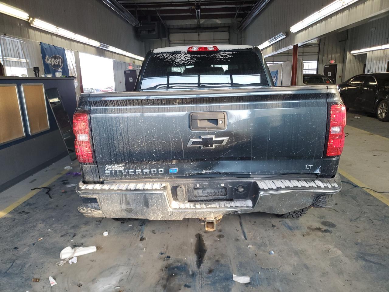 2017 Chevrolet Silverado VIN 3GCUKRER4HG498279 Copart auction photo, front end / rear end damage thumbnail 6