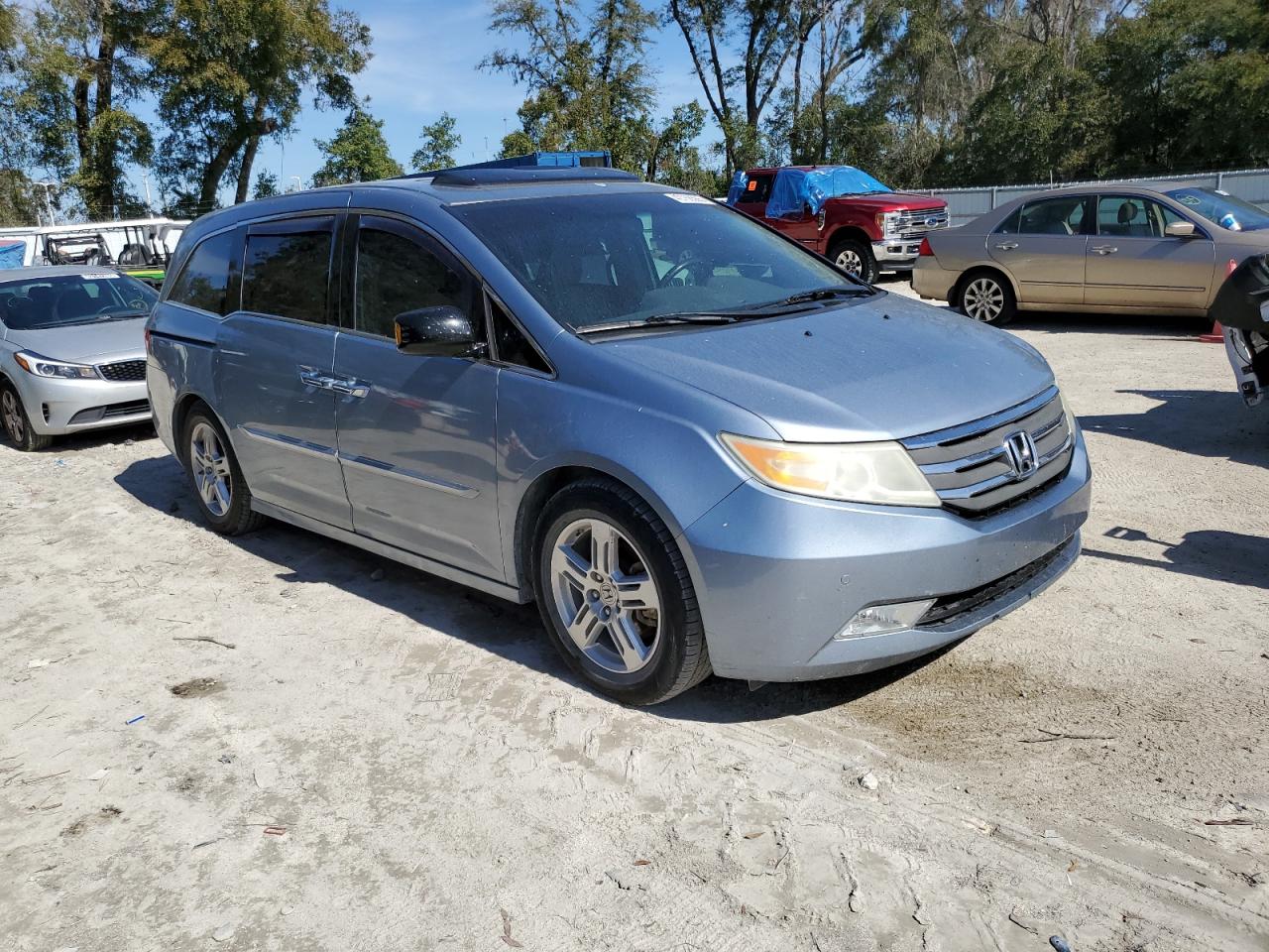 2011 Honda Odyssey VIN 5FNRL5H98BB030382 Copart auction photo, mechanical damage thumbnail 4