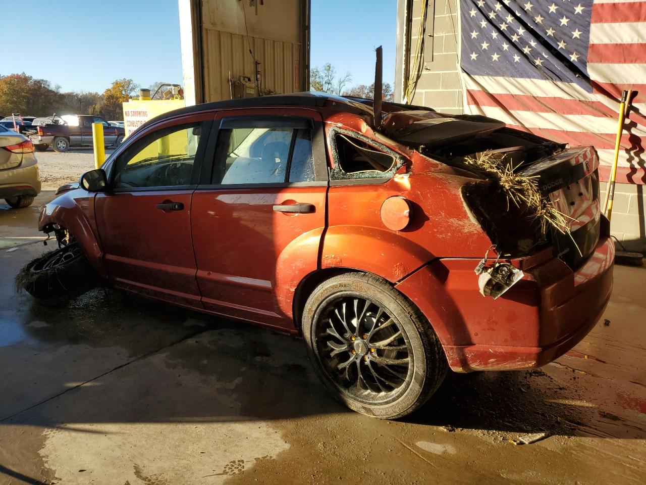 2007 Dodge Caliber VIN 1B3JB48B67D504696 Copart auction photo, rear end / front end damage thumbnail 2