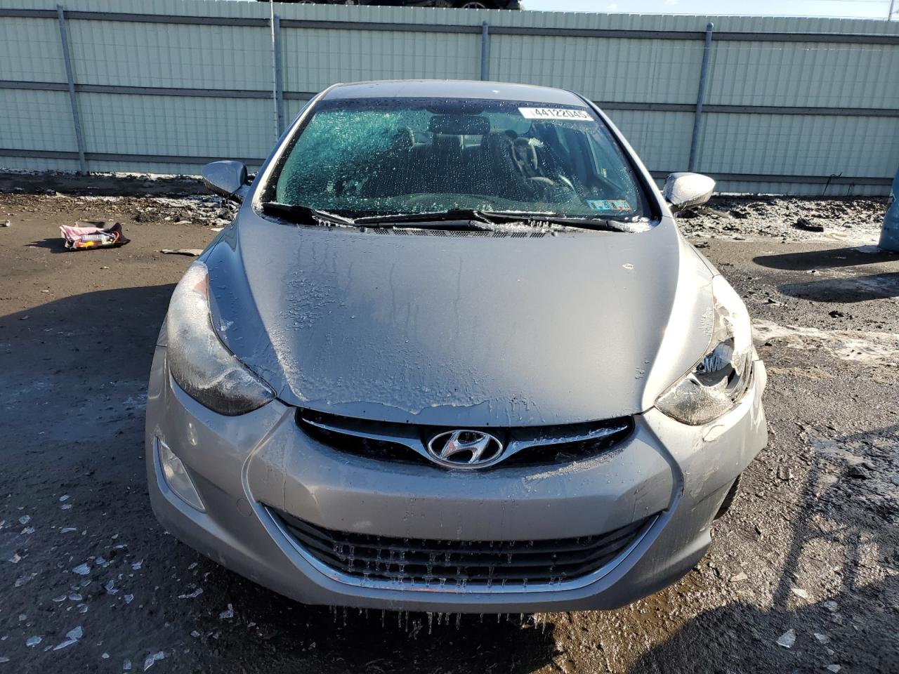 2013 Hyundai Elantra VIN KMHDH4AE9DU777265 Copart auction photo, front end / rear end damage thumbnail 5