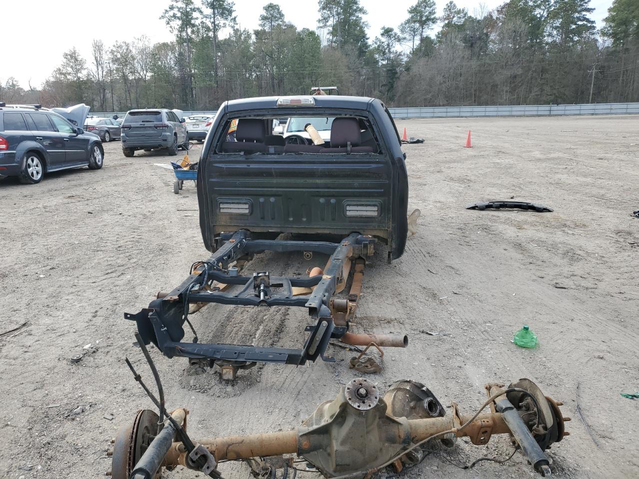2010 Ford F-150 VIN 1FTFW1EV0AKA26543 Copart auction photo, stripped damage thumbnail 6