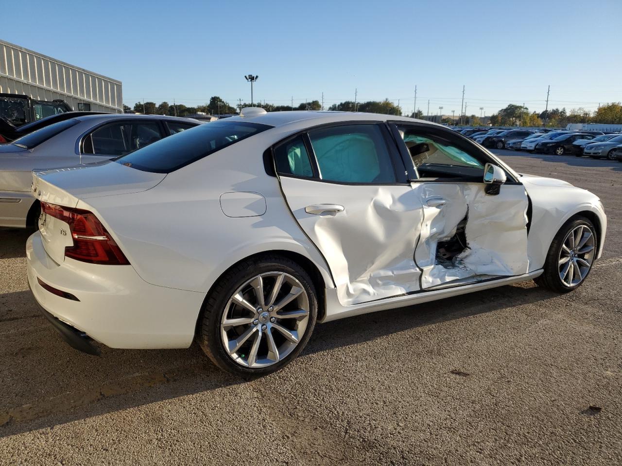 2020 Volvo S60 VIN 7JR102FK1LG057734 Copart auction photo, side damage thumbnail 3