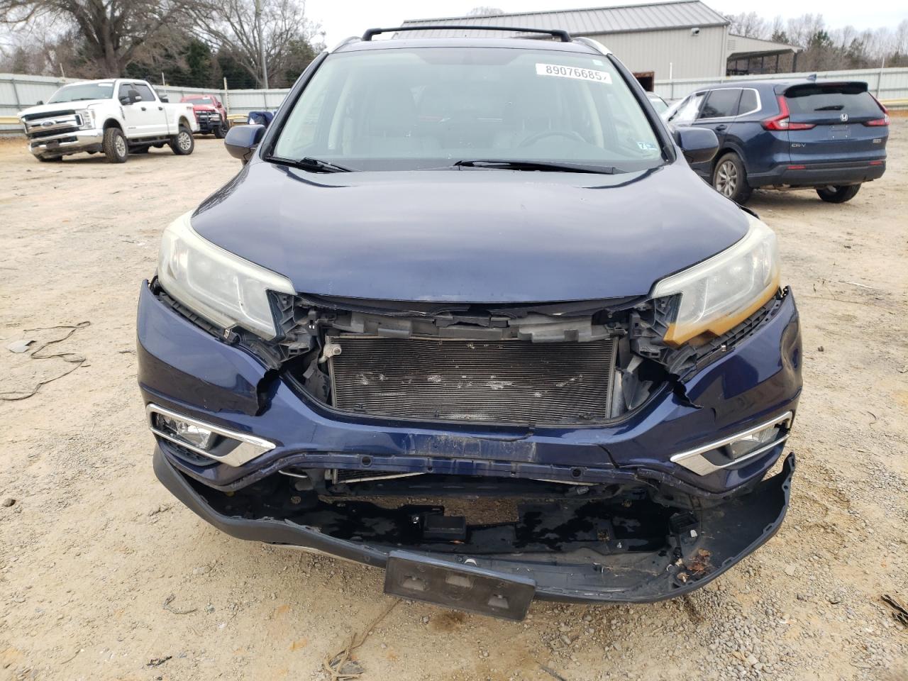 2015 Honda CR-V VIN 5J6RM4H75FL006771 Copart auction photo, front end / side damage thumbnail 5