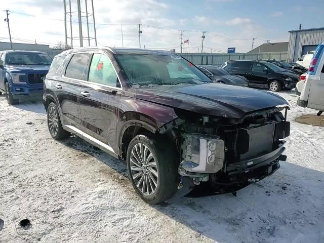2023 Hyundai Palisade VIN KM8R7DGE2PU606443 Copart auction photo, all over damage thumbnail 15