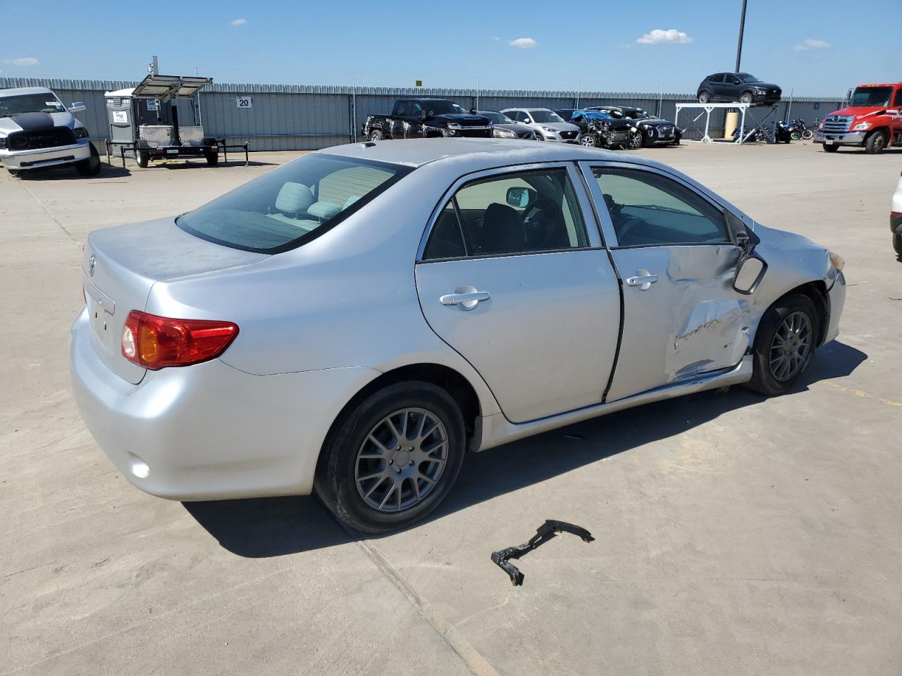 2010 Toyota Corolla VIN JTDBU4EE0AJ056492 Copart auction photo, side damage thumbnail 3