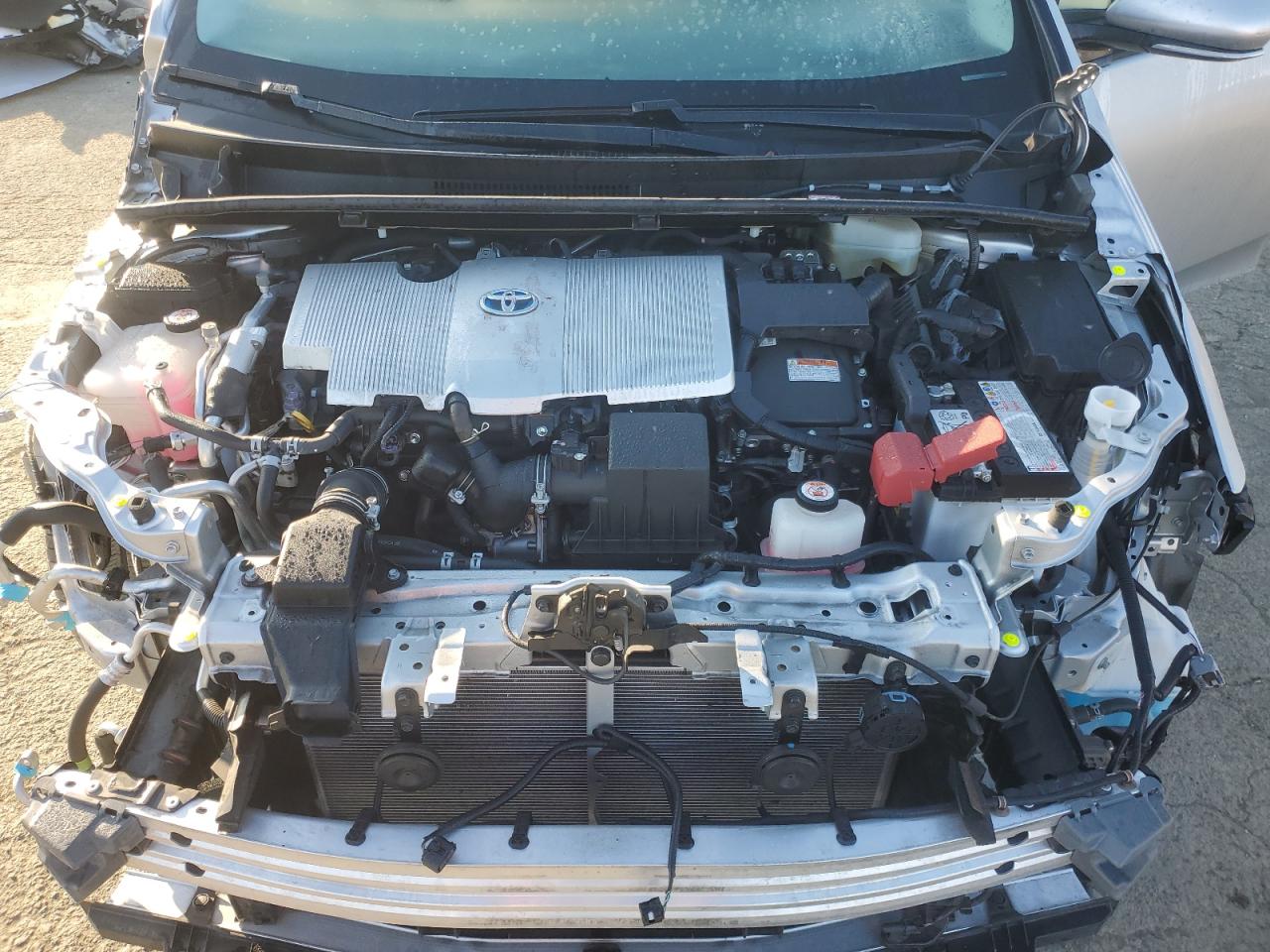 2020 Toyota Prius VIN JTDKARFP0L3141782 Copart auction photo, front end damage thumbnail 12