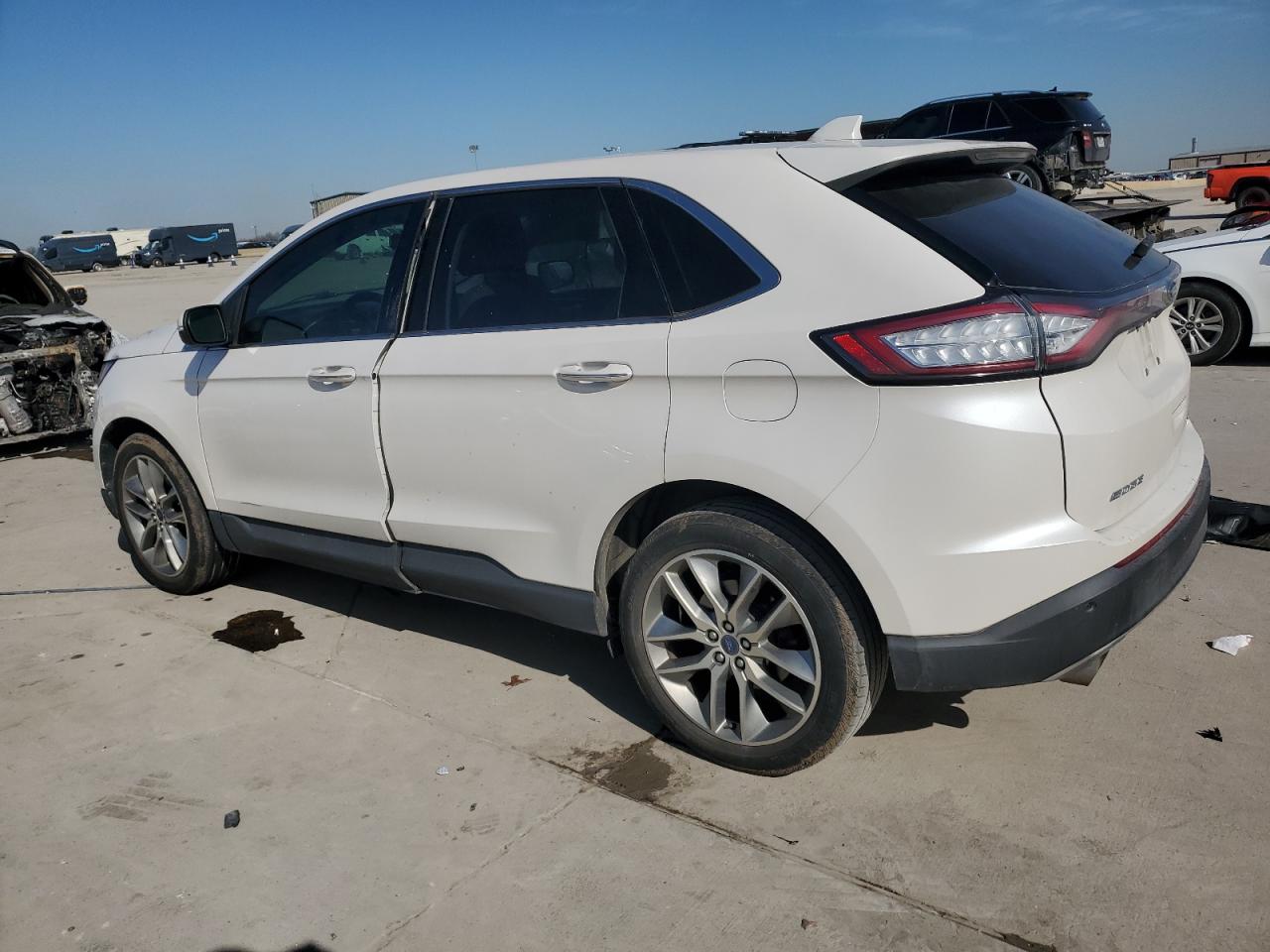 2016 Ford Edge VIN 2FMPK3K95GBB51751 Copart auction photo, burn damage thumbnail 2