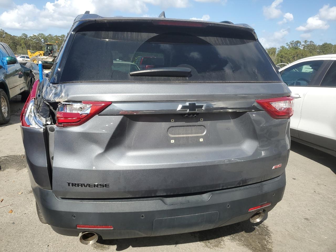 2021 Chevrolet Traverse VIN 1GNERJKW8MJ184873 Copart auction photo, all over damage thumbnail 6