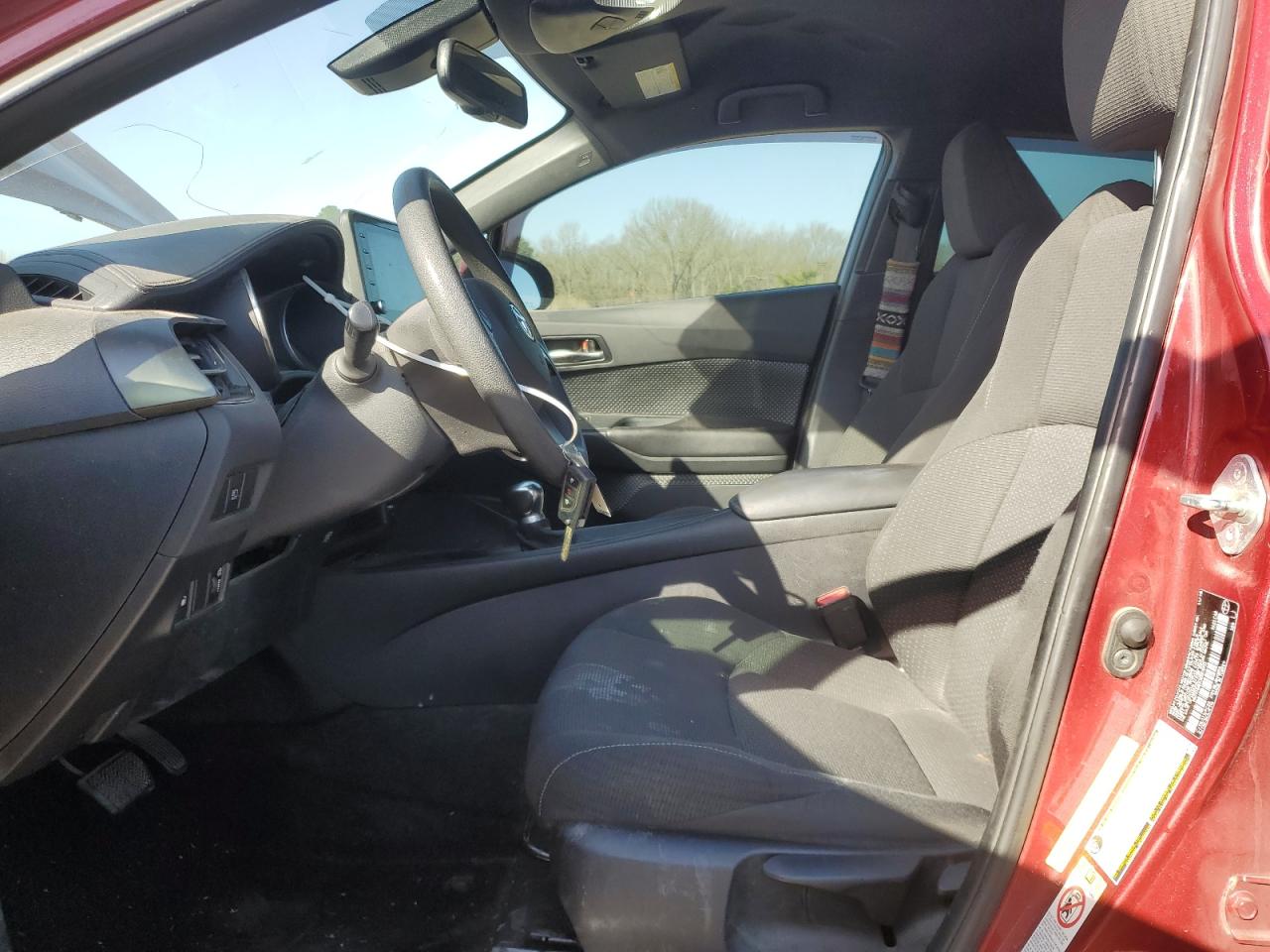 2019 Toyota C-HR VIN NMTKHMBX3KR078953 Copart auction photo, front end / side damage thumbnail 7
