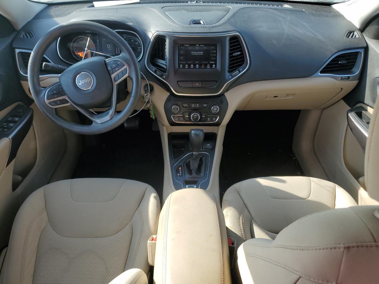 2019 Jeep Grand Cherokee VIN 1C4PJLCB0KD159980 Copart auction photo, front end / side damage thumbnail 8