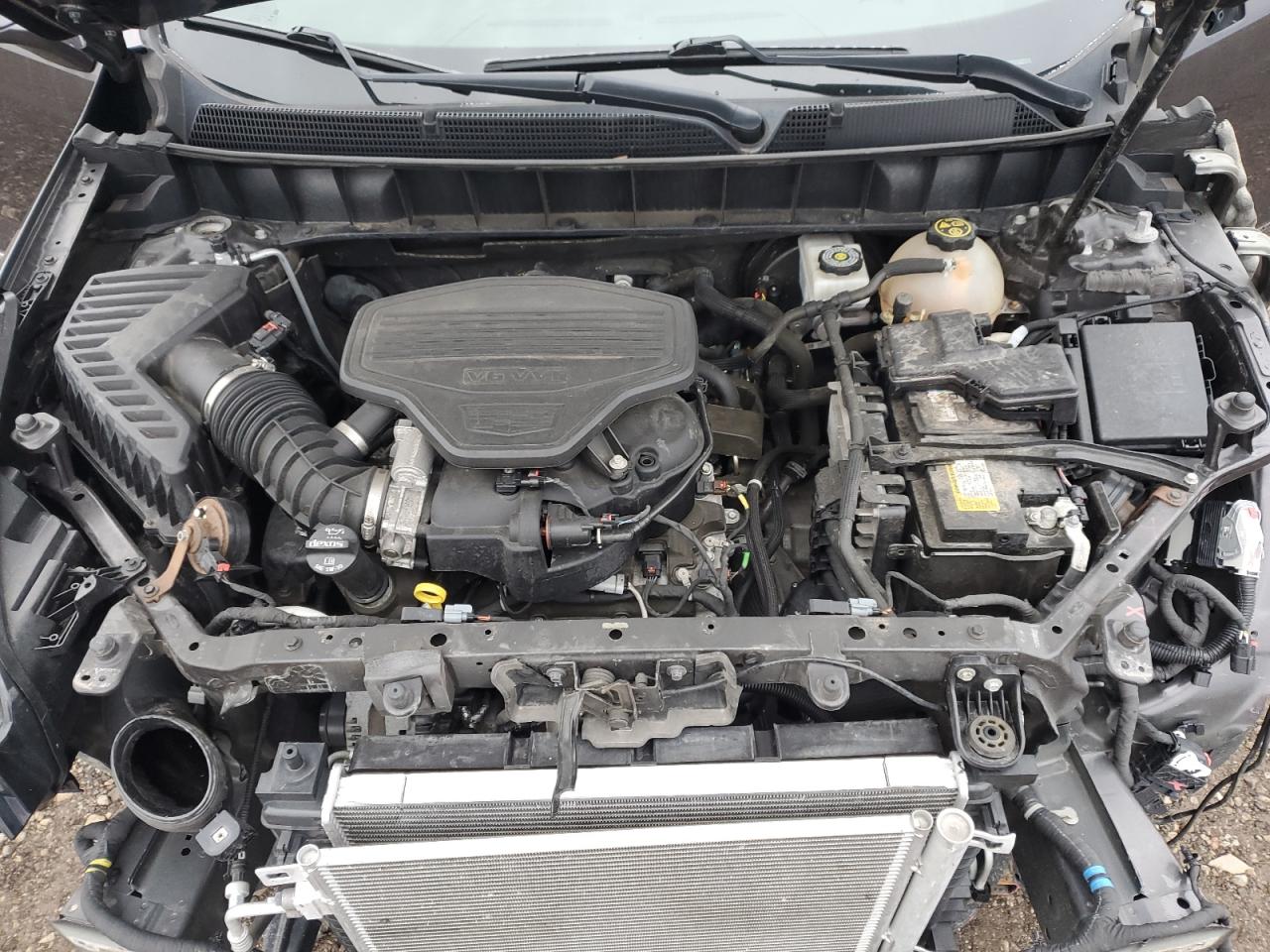 2019 Cadillac XT5 VIN 1GYKNDRS3KZ105548 Copart auction photo, front end / side damage thumbnail 12