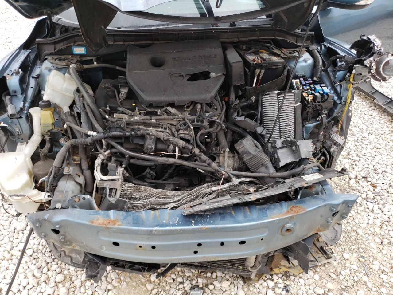 2010 Mazda 3 VIN JM1BL1H66A1135736 Copart auction photo, front end / minor dent/scratches damage thumbnail 12