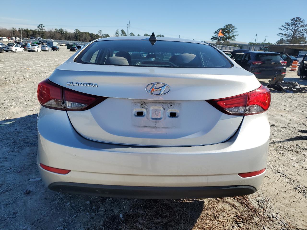 2016 Hyundai Elantra VIN 5NPDH4AE3GH739937 Copart auction photo, front end damage thumbnail 6