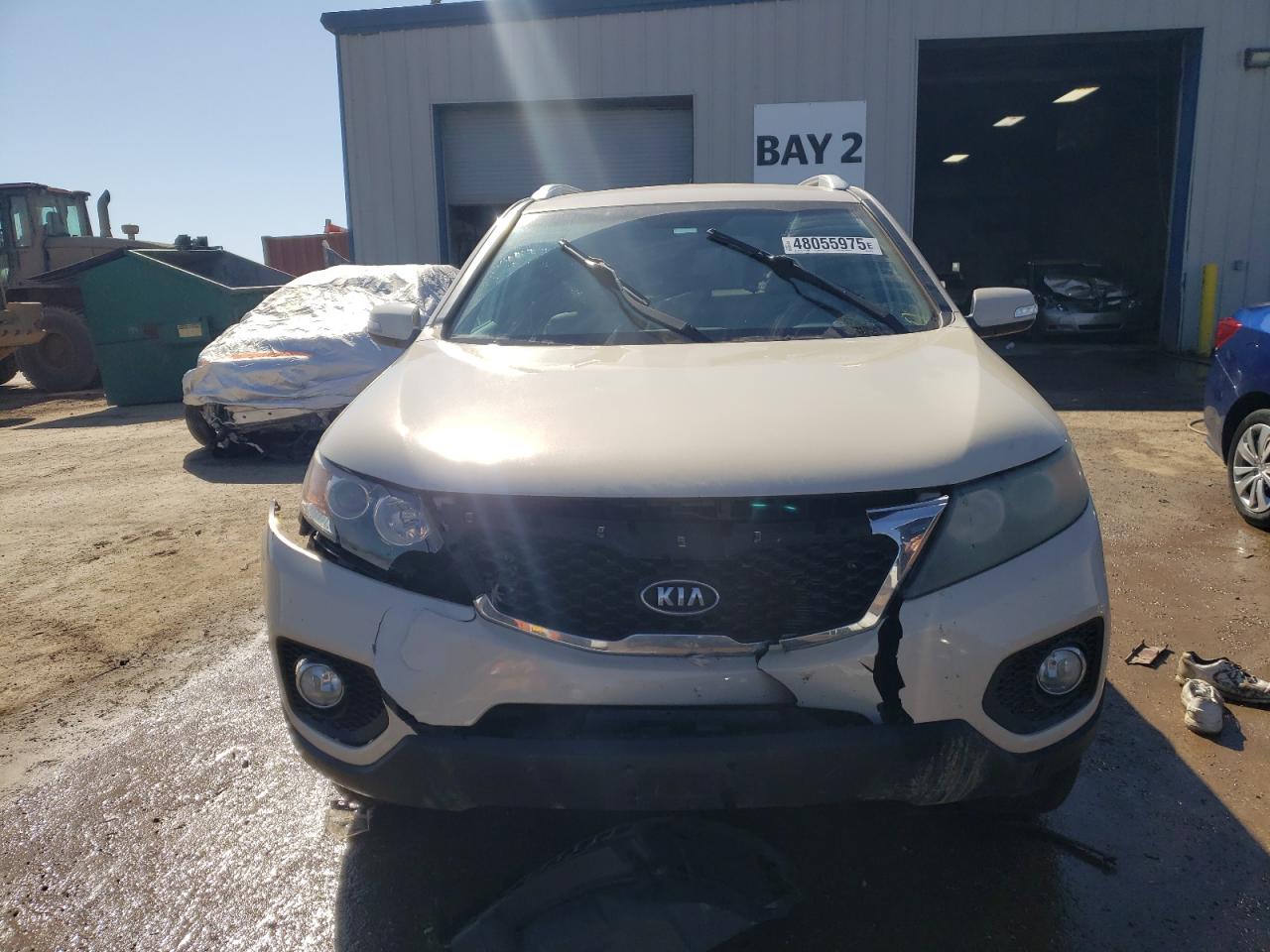 2011 KIA Sorento VIN 5XYKU3A18BG034755 Copart auction photo, front end / minor dent/scratches damage thumbnail 5
