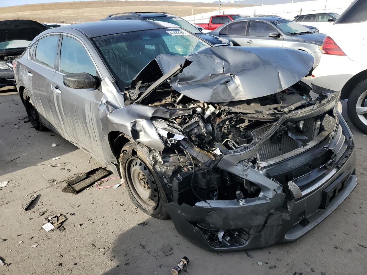 2014 Nissan Altima VIN 1N4AL3AP0EN210591 Copart auction photo, front end / rear end damage thumbnail 4