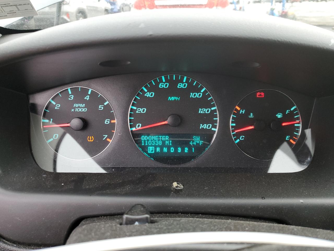 2011 Chevrolet Impala VIN 2G1WG5EK4B1112782 Copart auction photo, front end / side damage thumbnail 9