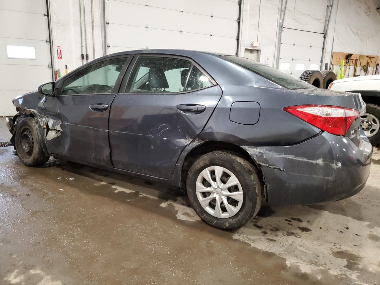 2014 Toyota Corolla VIN 2T1BURHE2EC227222 Copart auction photo, front end / side damage thumbnail 2