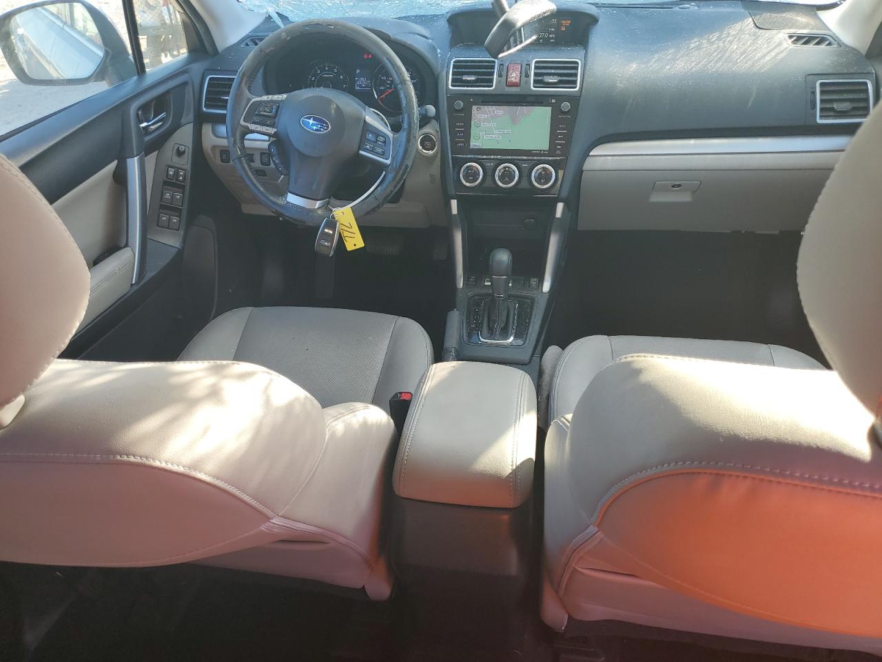 2016 Subaru Forester VIN JF2SJAXC0GH513791 Copart auction photo, top/roof / front end damage thumbnail 8