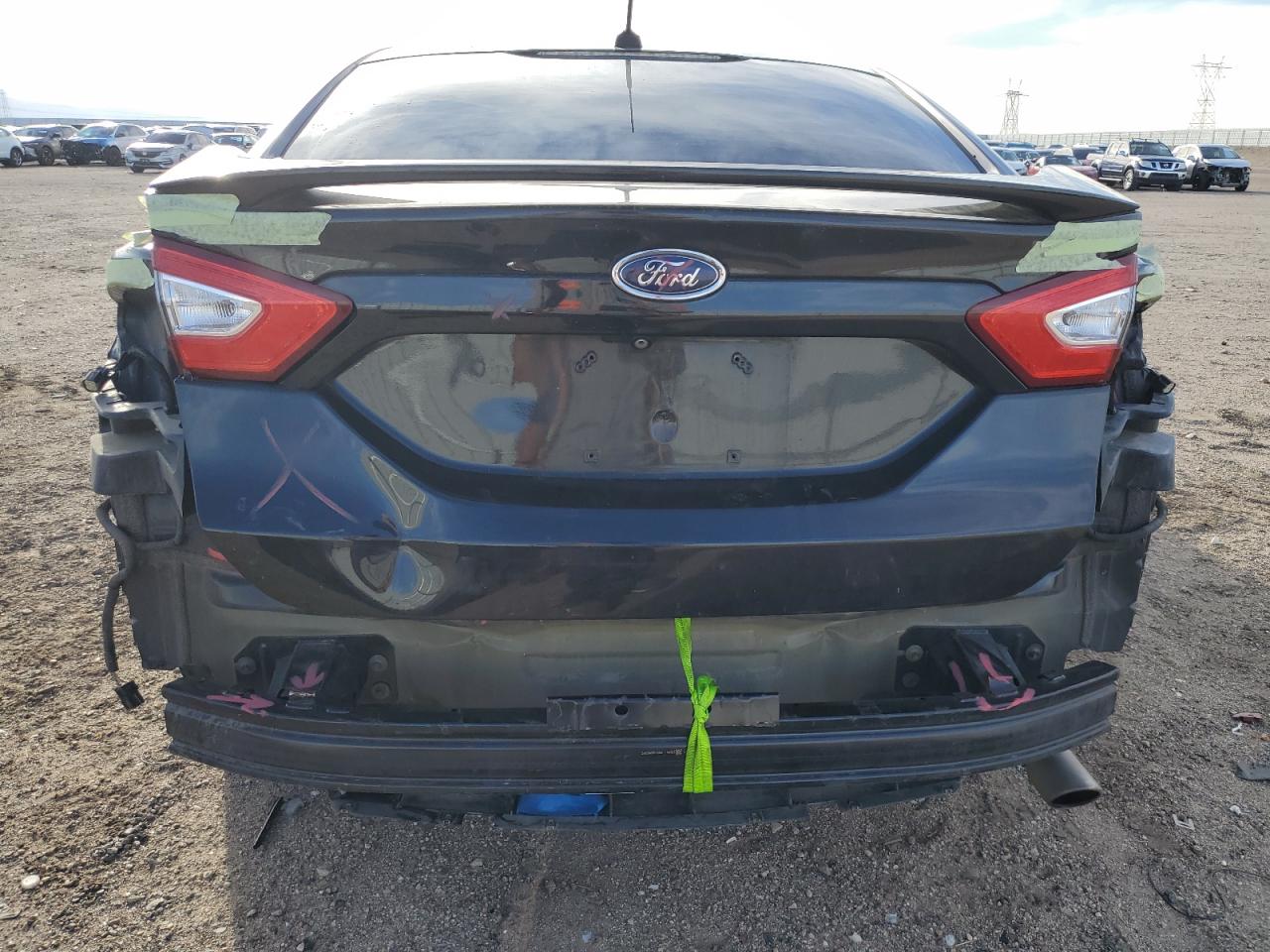 2015 Ford Fusion VIN 3FA6P0LU5FR266861 Copart auction photo, rear end damage thumbnail 6