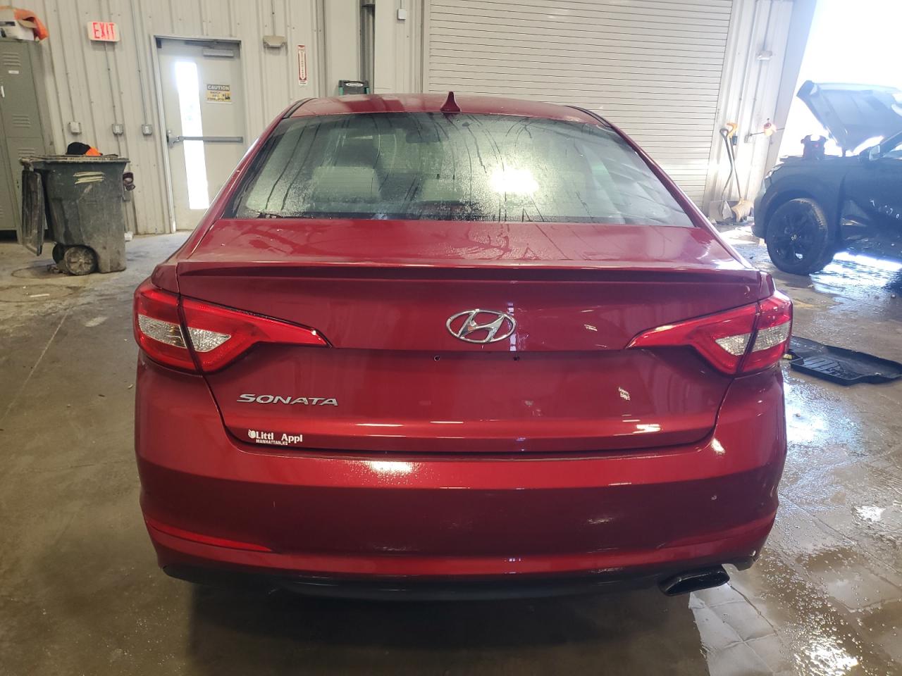 2015 Hyundai Sonata VIN 5NPE24AF7FH188263 Copart auction photo, front end / side damage thumbnail 6