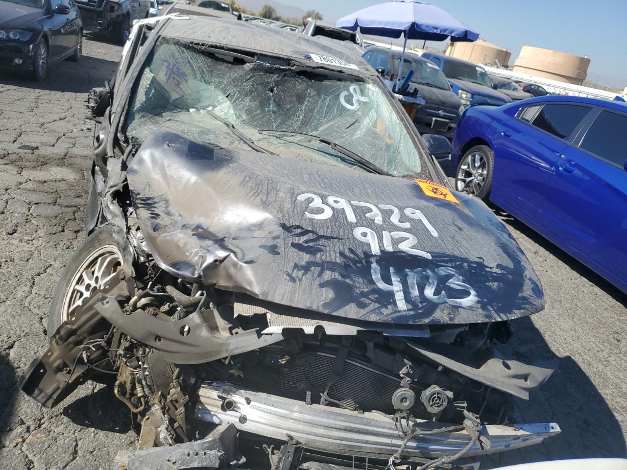 2021 Toyota Prius VIN JTDKAMFPXM3189147 Copart auction photo, front end / side damage thumbnail 5