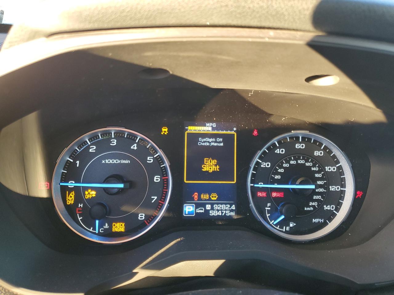2020 Subaru Ascent VIN 4S4WMAJDXL3403293 Copart auction photo, front end damage thumbnail 9