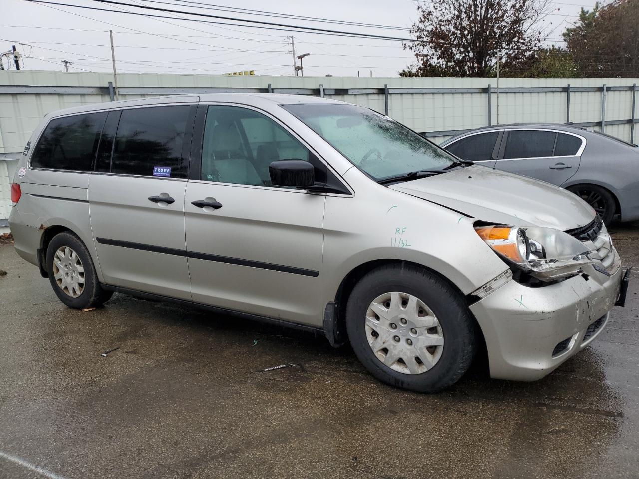 2008 Honda Odyssey VIN 5FNRL38248B116448 Copart auction photo, front end damage thumbnail 4