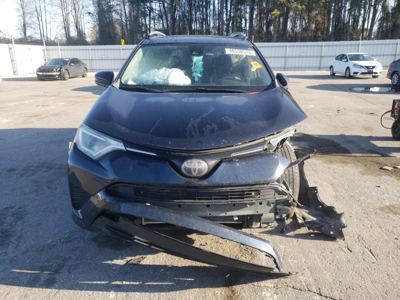 2018 Toyota RAV 4 VIN JTMZFREV9JJ737725 Copart auction photo, front end damage thumbnail 5