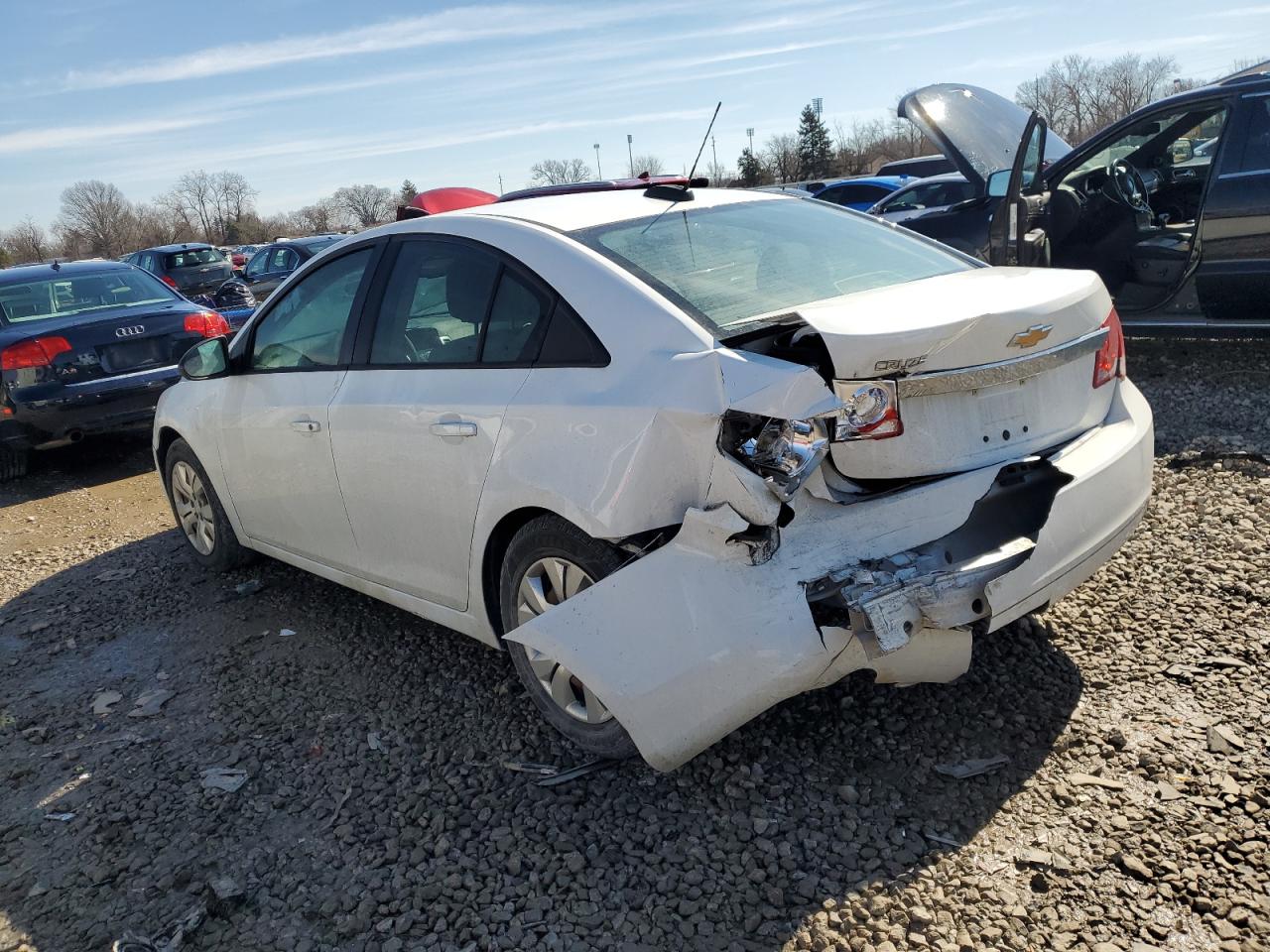2016 Chevrolet Cruze VIN 1G1PC5SH7G7158755 Copart auction photo, rear end / undercarriage damage thumbnail 2