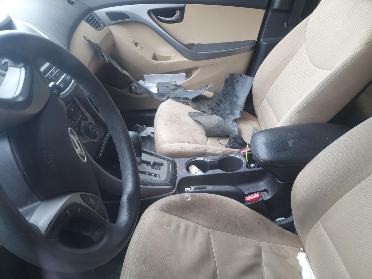 2013 Hyundai Elantra VIN 5NPDH4AE1DH371608 Copart auction photo, front end / undercarriage damage thumbnail 8