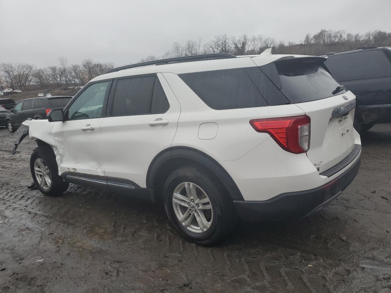 2023 Ford Explorer VIN 1FMSK8DH1PGB91281 Copart auction photo, front end / side damage thumbnail 2
