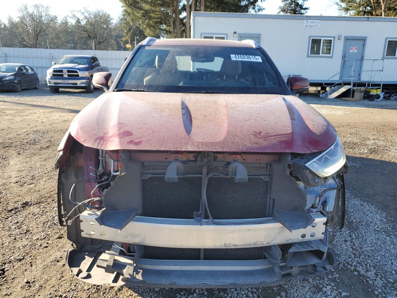 2020 Toyota Highlander VIN 5TDFZRBH7LS023509 Copart auction photo, rear end / front end damage thumbnail 5