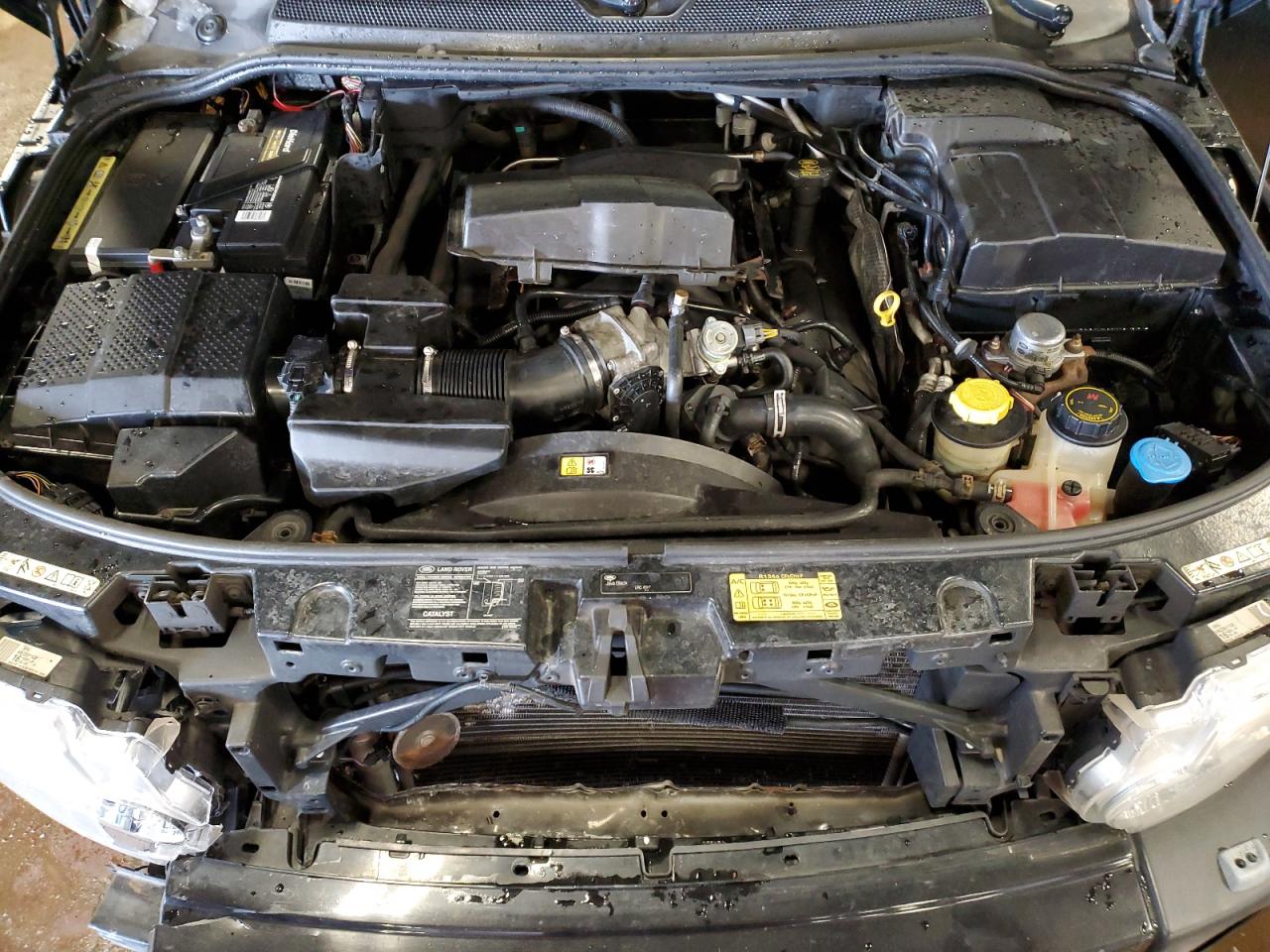 2007 Land Rover LR3 VIN SALAE25407A431030 Copart auction photo, front end / side damage thumbnail 13