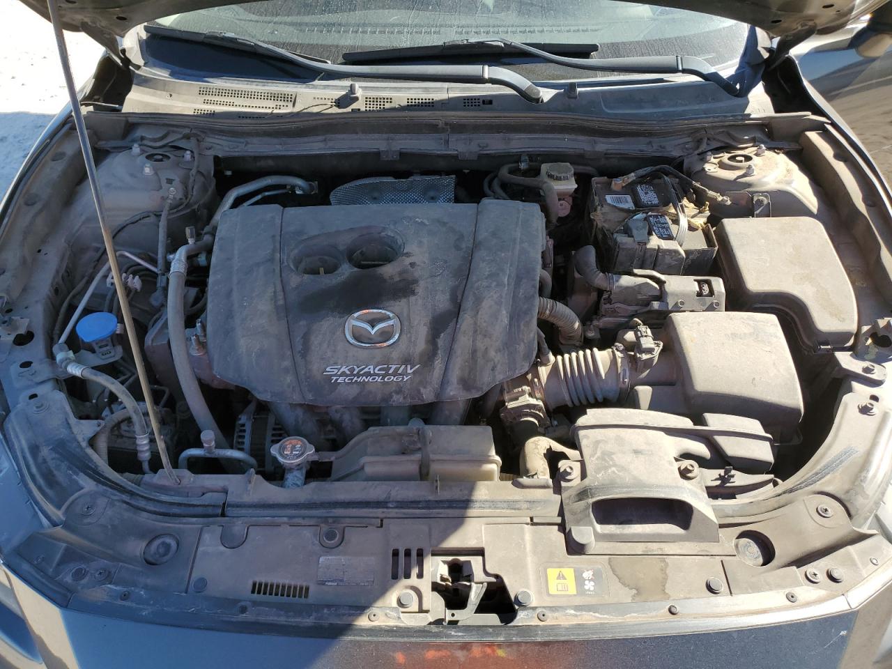 2017 Mazda 3 VIN 3MZBN1L77HM120957 Copart auction photo, rear end damage thumbnail 12