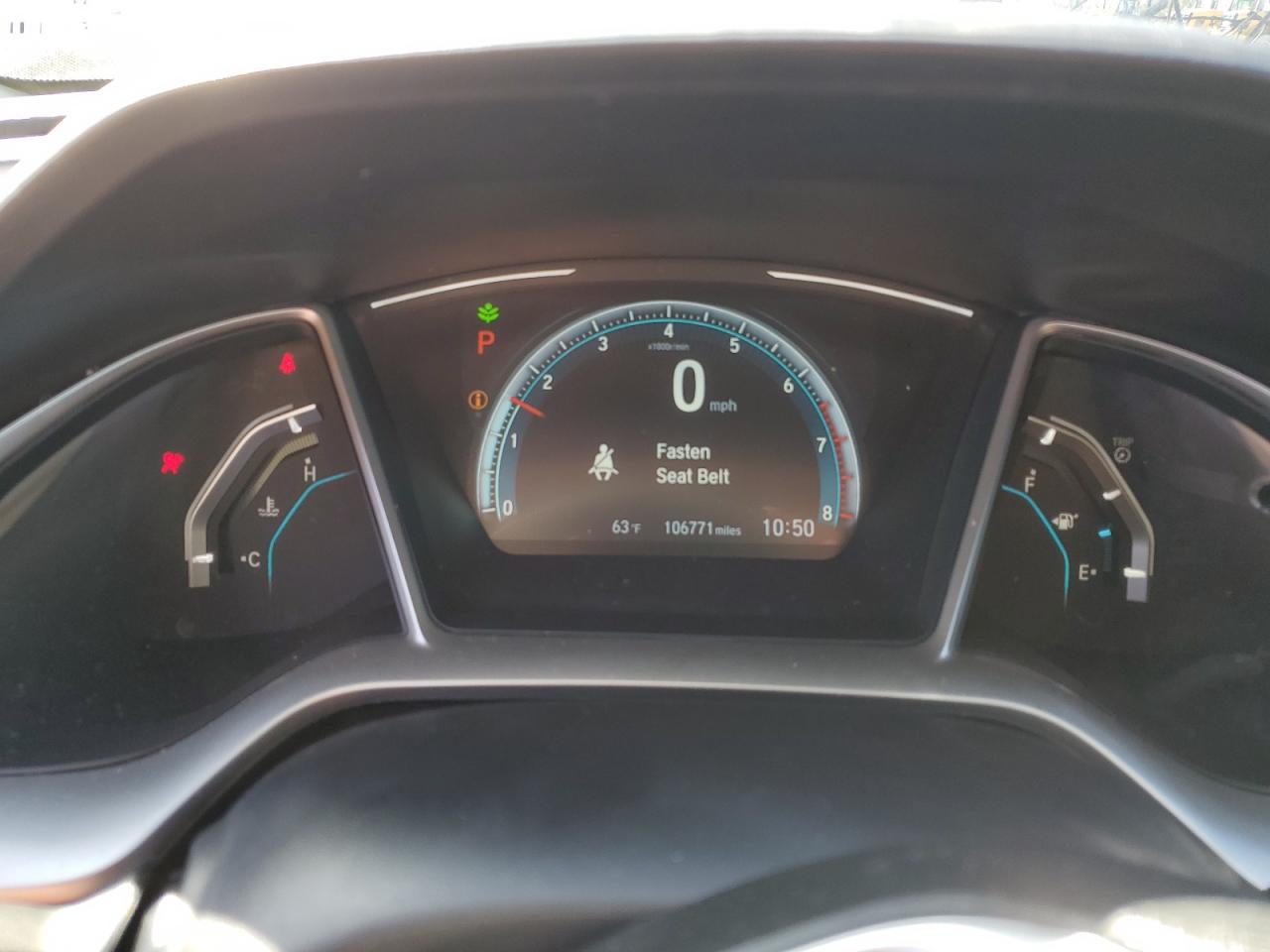 2017 Honda Civic VIN 19XFC1F3XHE024656 Copart auction photo, front end damage thumbnail 9