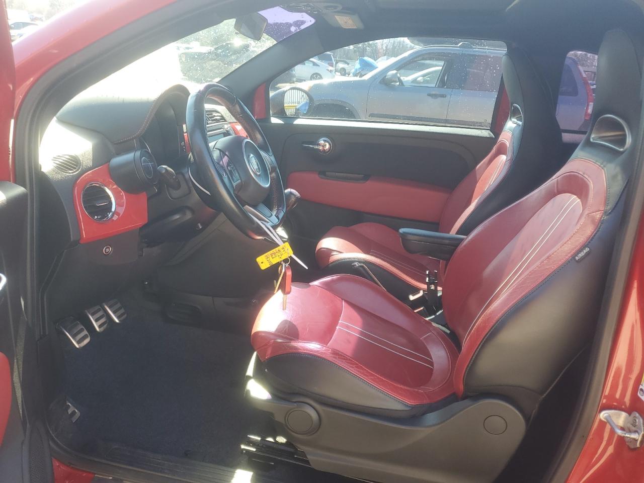 2013 Fiat 500 VIN 3C3CFFFH2DT752033 Copart auction photo, front end / minor dent/scratches damage thumbnail 7
