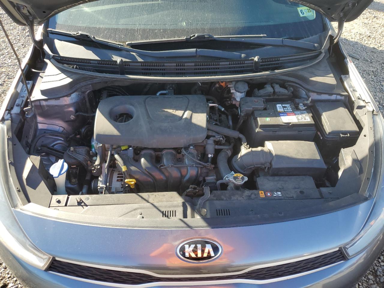 2019 KIA Rio VIN 3KPA24AB3KE182308 Copart auction photo, rear end damage thumbnail 11