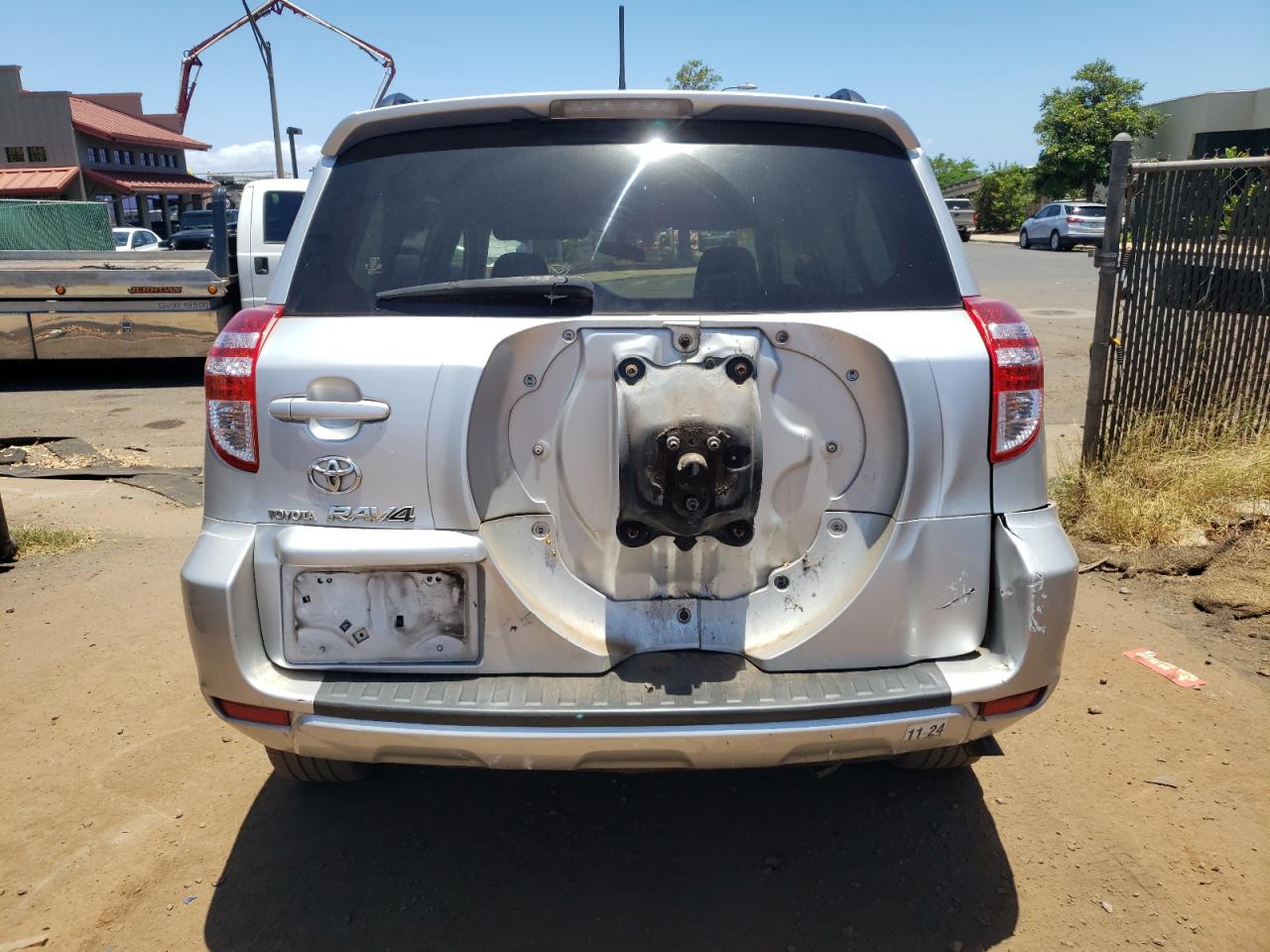 2010 Toyota RAV 4 VIN JTMZF4DVXA5017198 Copart auction photo, rear end damage thumbnail 6
